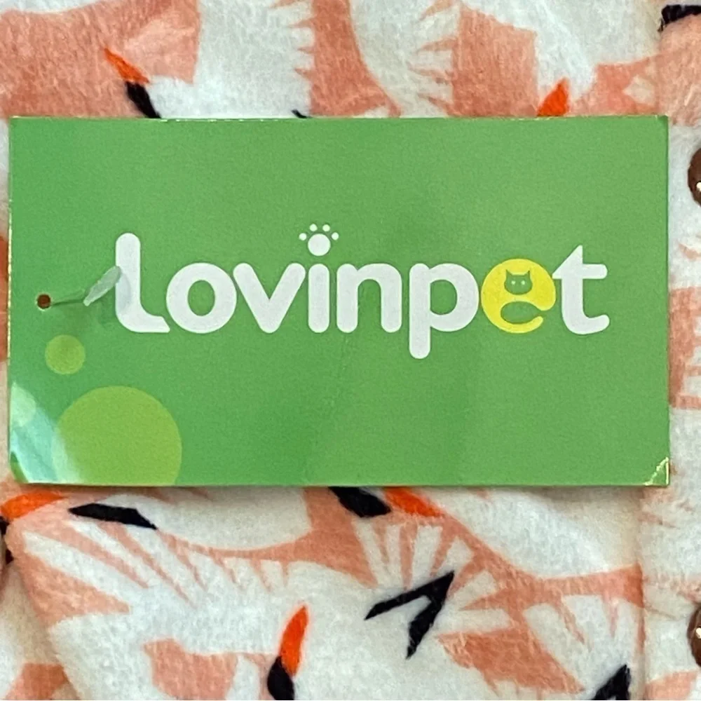 LovinPet Dog Soft Fleece Warm Winter Bird Print Pajama Jacket X-Large NWT